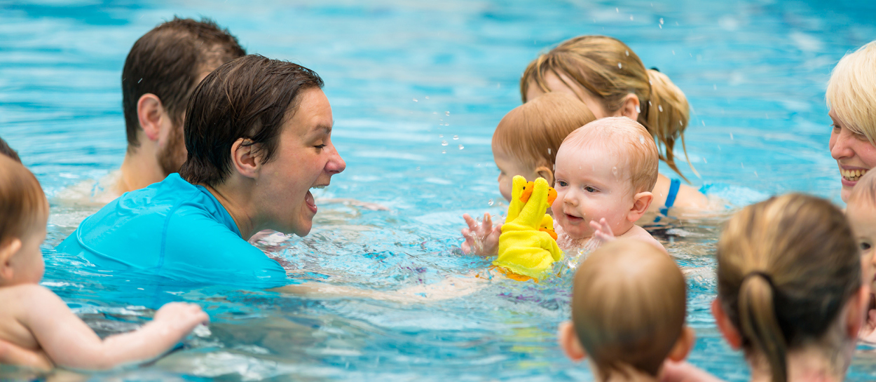 Baby and Pre-School Swimming Lesson (Duck Puppet)