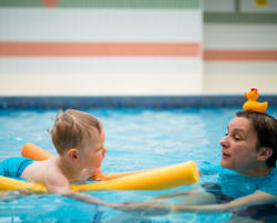 Pre-School Swimming Lessons (Teacher with Duck)