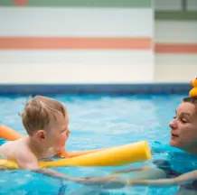Pre-School Swimming Lessons (Teacher with Duck)