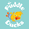 Puddle Ducks Full Colour Logo Blue Background (1)