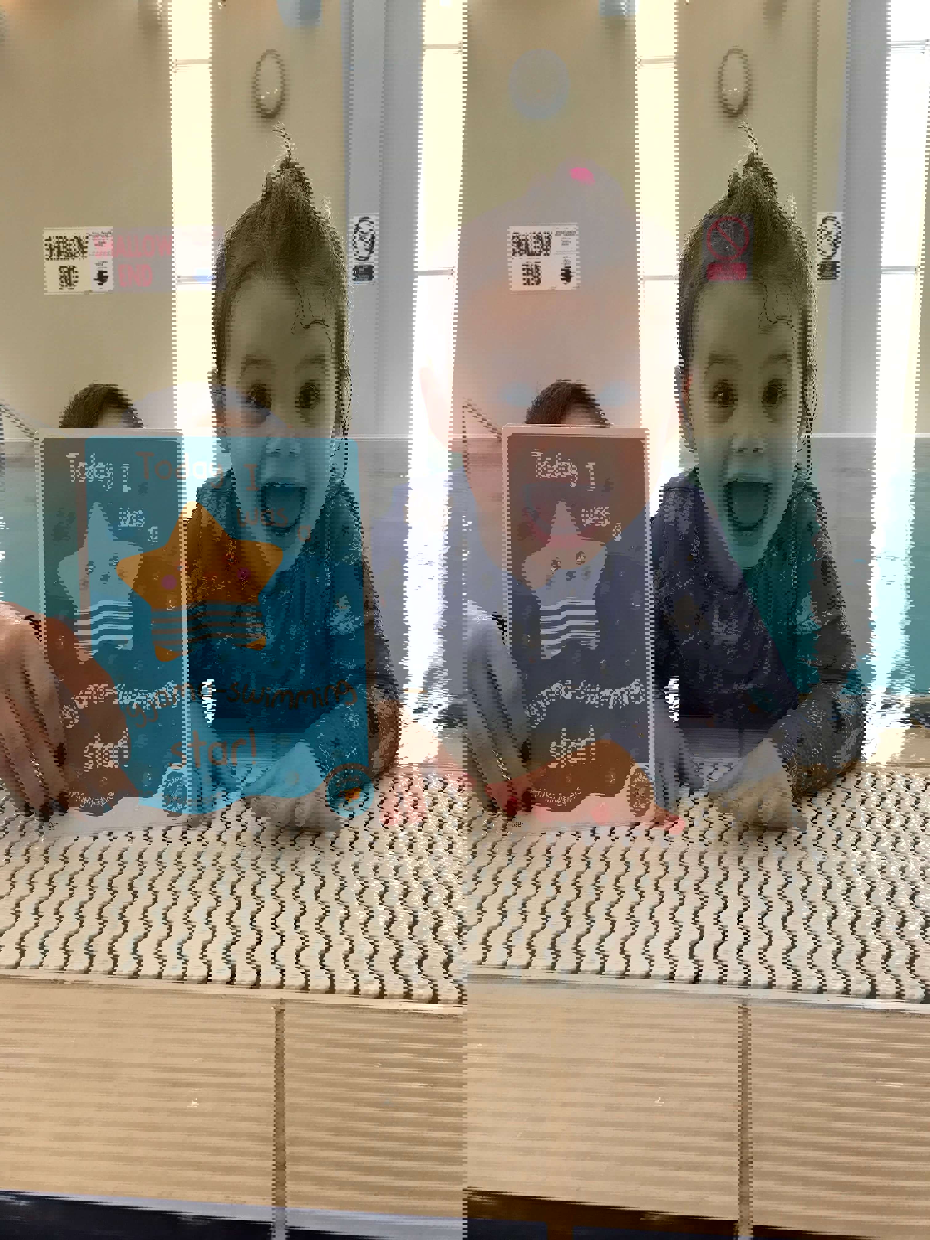 Puddle Duck’s little swimmer Ava Joy Sheridan-Wild (who has raised £100) at Greenacre School in Barnsley during the charity PJ Week..jpeg