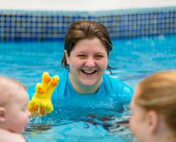 Baby Swimming Lesson Puddle Ducks Teacher