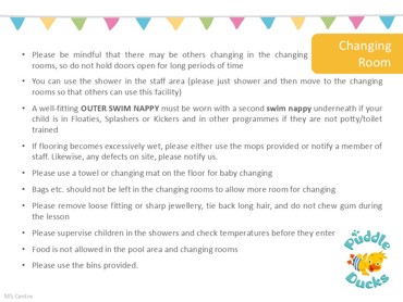 Poster Changing Room MS Centre