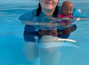 Kelsy In Water