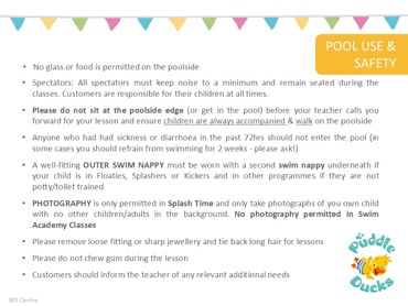 Poster Pool Use ^0 Safety MS Centre (1)