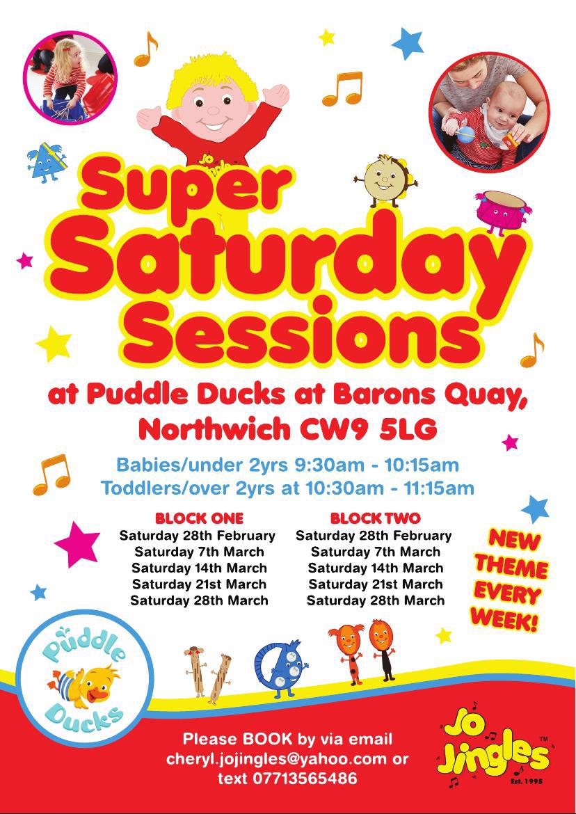 Jo Jingles Saturday Class Advert