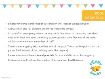 Poster Pool Emergency Swanbourne